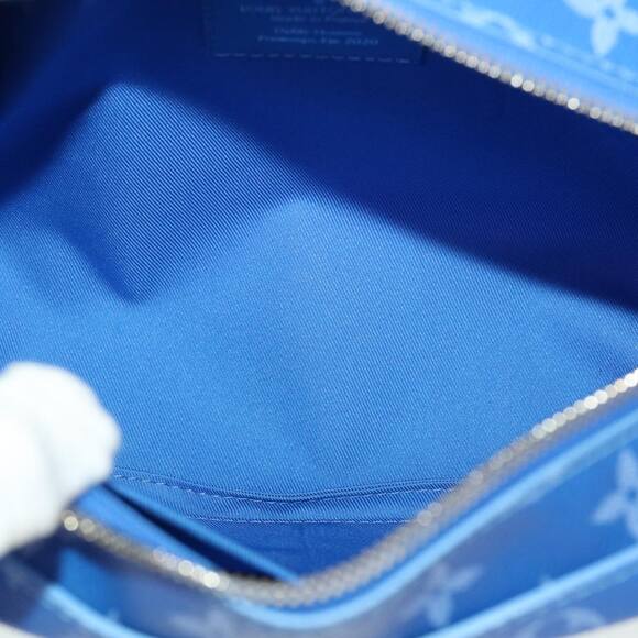 LOUIS VUITTON Monogram Clouds Soft Trunk Shoulder Bag Blue M45430 - Picture 10 of 16